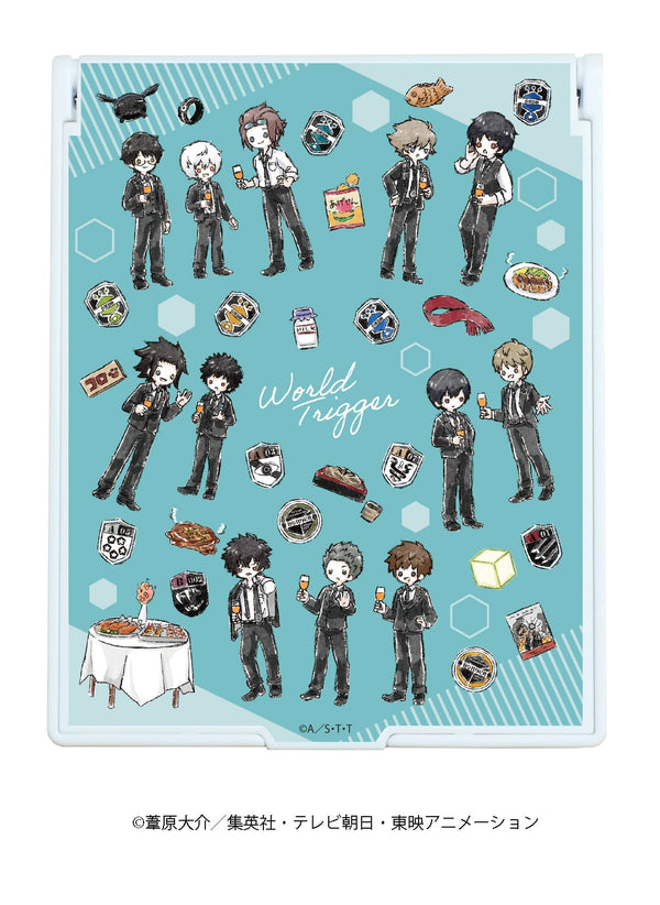 『ワールドトリガー』デカキャラミラー 05/散りばめデザイン スーツver. (グラフアート)